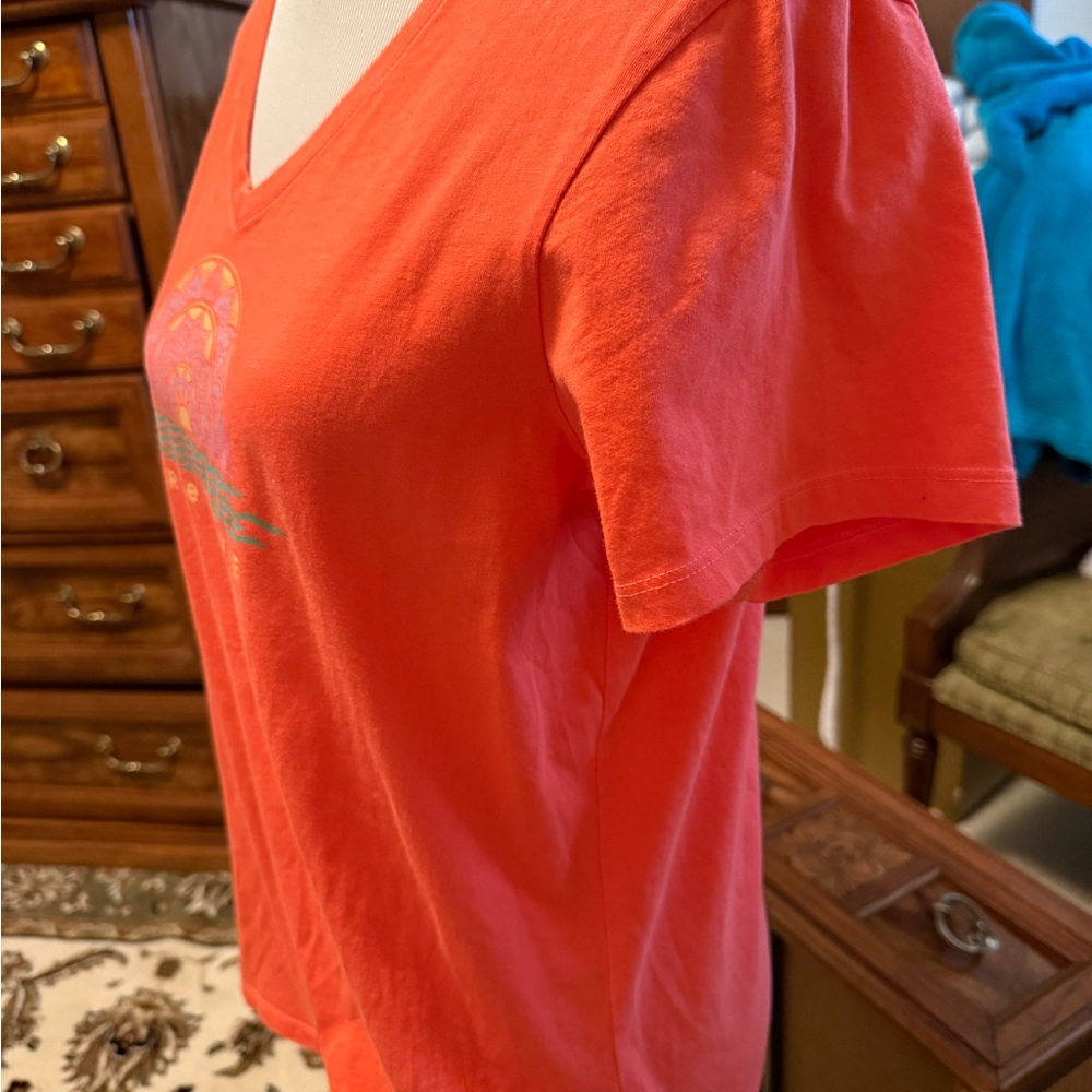 BNWT Life Is Good Women’s Short Sleeve Breathe Tee Shirt. Size Large - Picture 4 of 9
